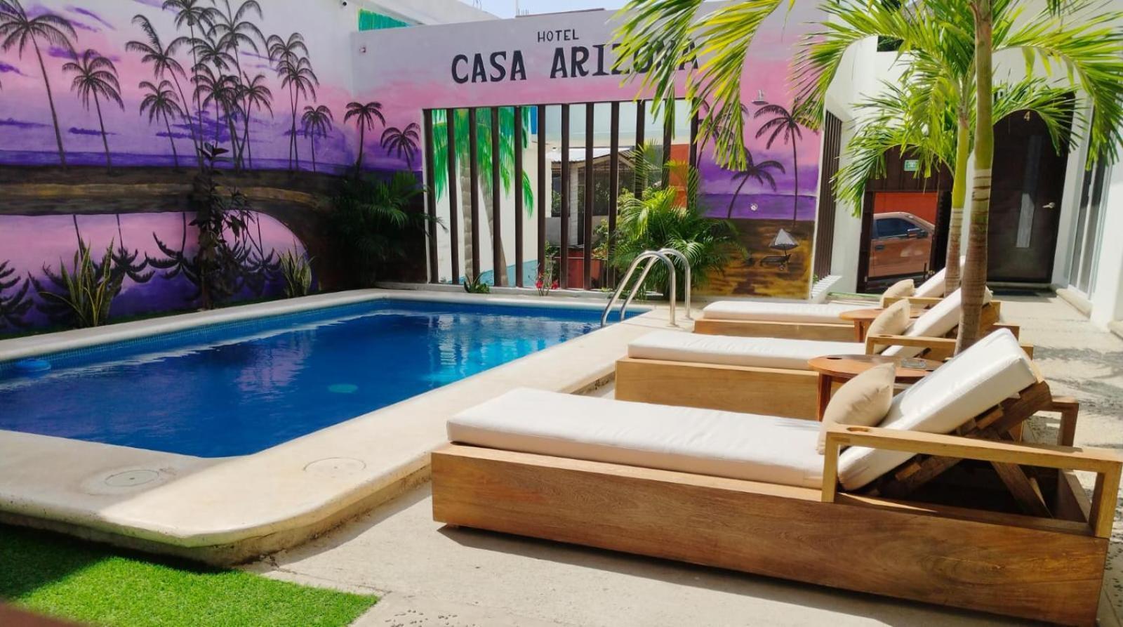 Hotel Casa Arizona à Brisas de Zicatela Extérieur photo